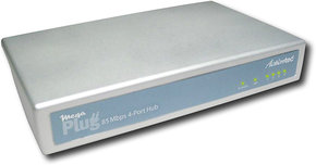 - MegaPlug Powerline Ethernet Adapter with 4-Port 