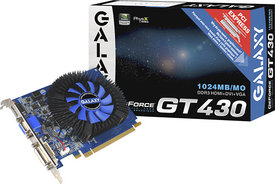 - GeForce GT 430 1GB DDR3 PCI Express 20 Graphics 