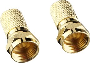 - Twist-On RG6 F-Connectors (2-Pack)