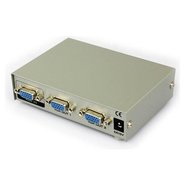 2 Port VGA to VGA SVGA Monitor Splitter (Enable 2 