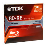 TDK 1-2X 25 GB DuraBis Blu-Ray Single-layer Rewri