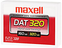 Maxell DAT-320 4mm 153m Tape 160/ 320GB, Part # 2