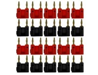 Sewell Dual Tip Banana Plug Clips 20 Pack