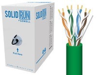 SolidRun by Sewell Cat5e Bulk Cable 24 AWG UTP 10