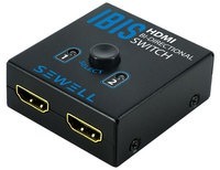Ibis - 2x1 or 1x2 HDMI Bi-Directional Switch with