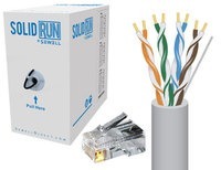 Cat5e Bulk Cable 1000 ft. UTP UL-CM Grey Pull Box