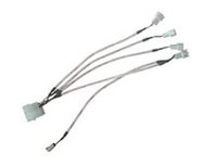 4 x 3-pin Fan Male to 4