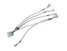 4 x 3-pin Fan Male to 4