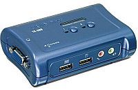 2-port USB KVM Switch Box