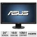 ASUS 24 1080p LED, Speakers, 2ms, DVI, HDMI