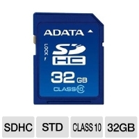 ADATA ASDH32GCL10-R SDHC Flash Card - 32GB Class 