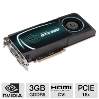 EVGA 03G-P3-1584-AR GeForce GTX 580 Video Card - 