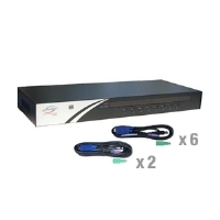 Linkskey LKV-7308-KIT 8-Port Rackmount USB PS/2 K