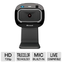 Microsoft LifeCam HD-3000 Webcam - 16:9 Widescree