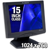 Planar PT1510MX 15 Touch Screen LCD - 8ms, 500:1,
