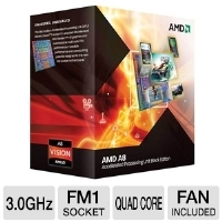 AMD A8-Series AD3870WNGXBOX Quad-Core A8-3870K Bl