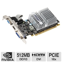 MSI N8400GS-MD512H GeForce 8400 GS Video Card - 5