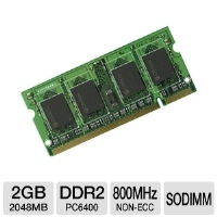 Centon 2GB800LT 2GB PC6400 800MHz DDR2 SODIMM Lap