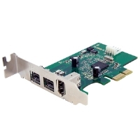 StarTech PEX1394B3LP FireWire Card Adapter - 3 Po