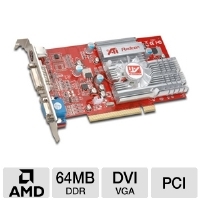 Diablotek Radeon 9000 Video Card - 64MB DDR, PCI,