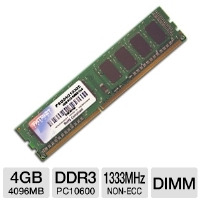 Patriot PSD34G13332 Signature 4GB PC10600 DDR3 De