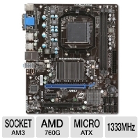 MSI 760GM-P23 (FX) AMD Series Motherboard - Micro