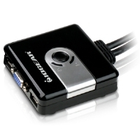 Iogear GCS42UW6 Compact KVM Switch - 2-Port, VGA,