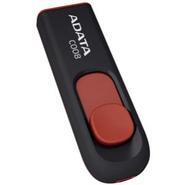 C008 8 GB USB 2.0 Flash Drive - Black, Red