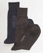 Men's Socks, Microfiber Luxury Argyle Men's Socks
