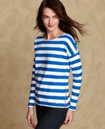 Top, Long-Sleeve Striped