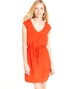 BeBop Juniors Dress, Cap Sleeve Drawstring