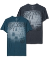 Cut & Sew T Shirt, Shift NYC Graphic T-Shirt
