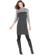 Dress, Three-Quarter-Sleeve Sweater