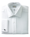 Dress Shirt, No-Iron White French Cuff