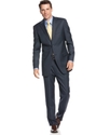 Suit, Navy Solid Texture