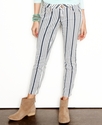 Juniors Jeans, Skinny Striped Cropped