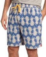 Swimwear, Pineapple Upside Down Trunks