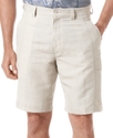 Shorts, Linen Blend Cargo Short