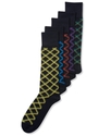 Men's Socks, Single Pack Spectrum Cross Plaid Men'
