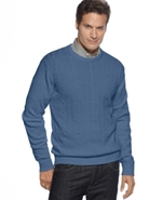 Sweater, Cable Crew Neck Sweater