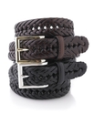 Belt, Leather Braided Belt