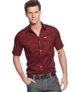 Cut & Sew Shirt, Poplin Military Shirt