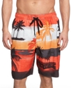 Swimwear, Red Sky at Night Swim Trunks