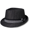 Hat, Diamond Top Fedora Hat