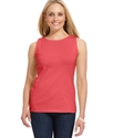 Top, Sleeveless Scoop-Neck Tank