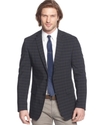 Jacket, Black Plaid Seersucker Slim Fit