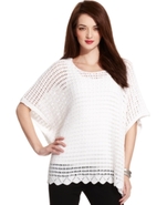 Top, Short-Sleeve Crochet