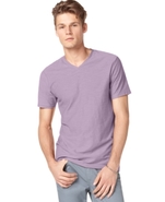 T Shirt, Slub V Neck Tee Shirt