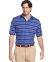 for Tasso Elba Golf Shirt, Roadmap Stripe Performa