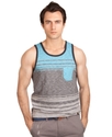 Cut & Sew T-Shirt, Scrambler Tank Top